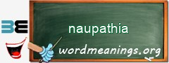 WordMeaning blackboard for naupathia